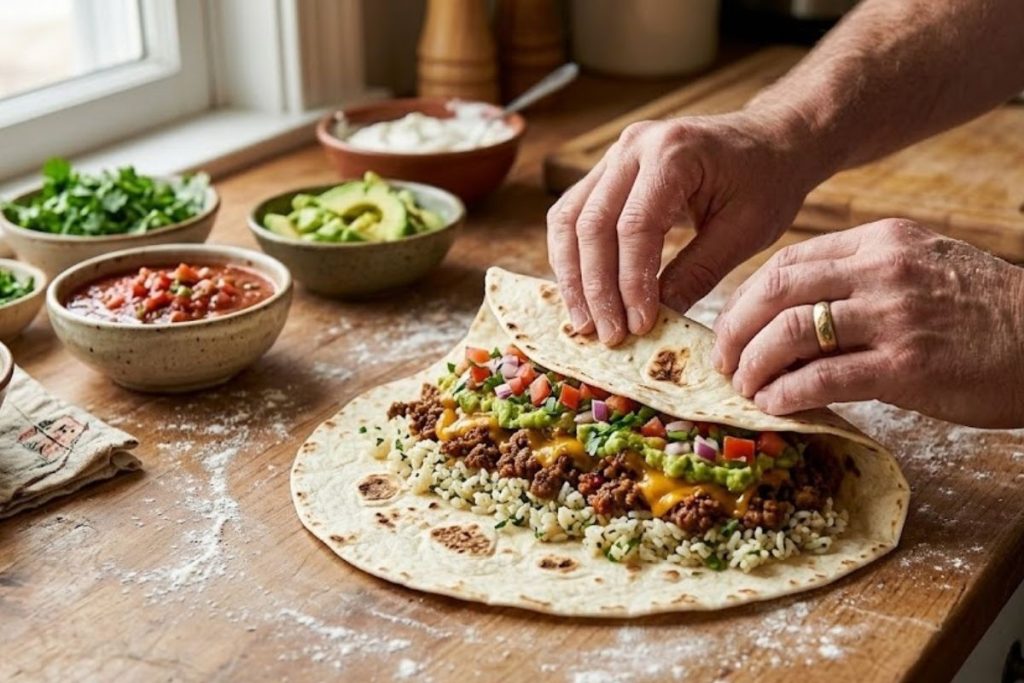 Recette burrito maison