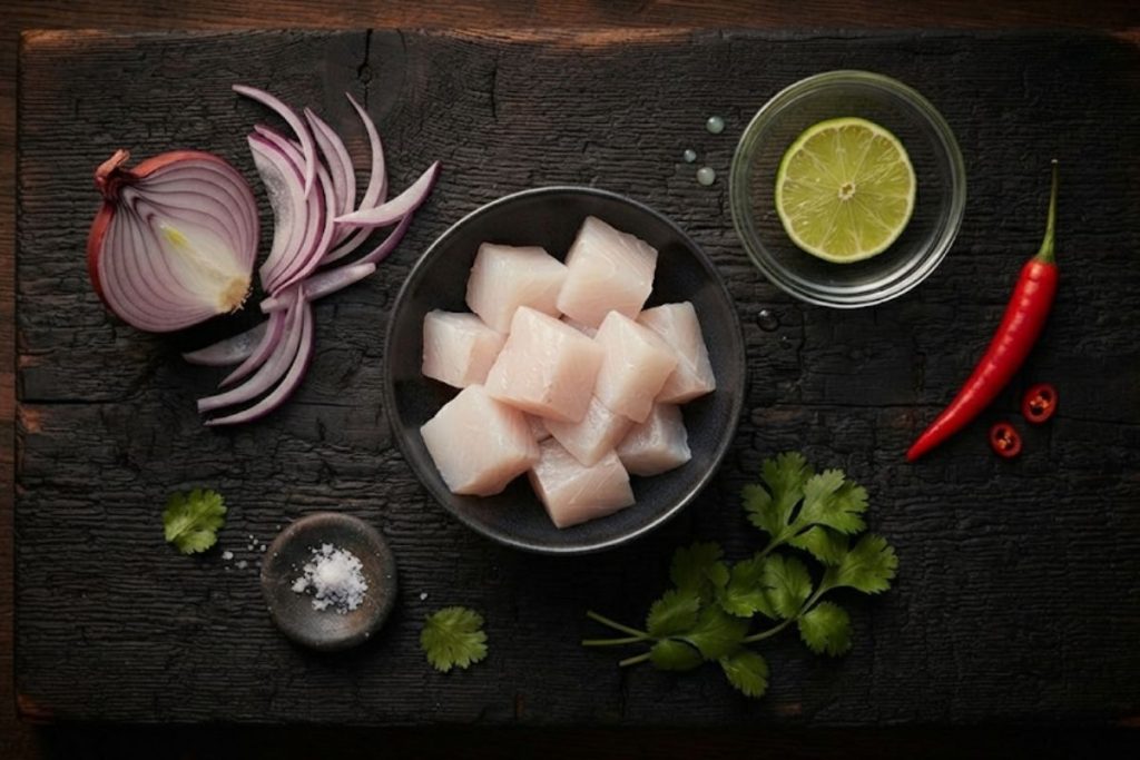 ceviche daurade frais