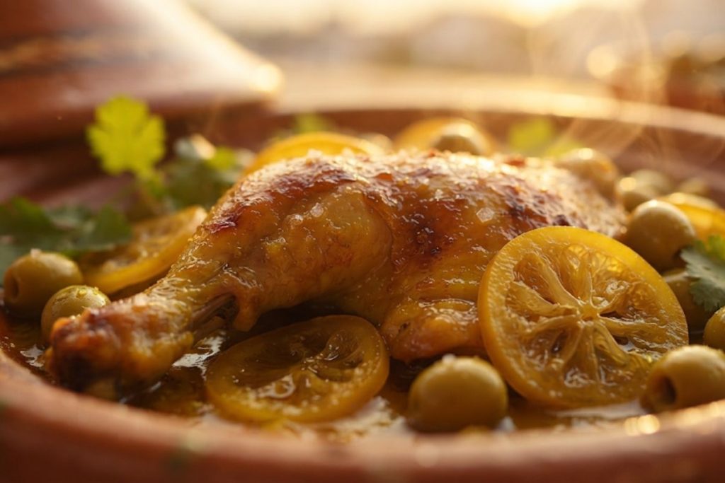 poulet citron confit olives