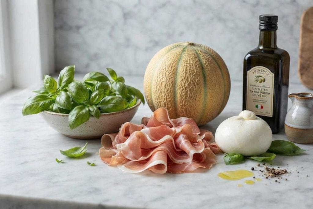 salade melon jambon parme